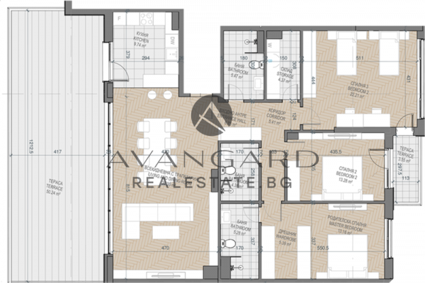 FOUR-ROOM APARTMENT WITH PANORAMIC VIEW in KAMENITSA 1!