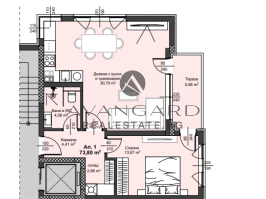 TWO-ROOM APARTMENT / UNDER CONSTRUCTION