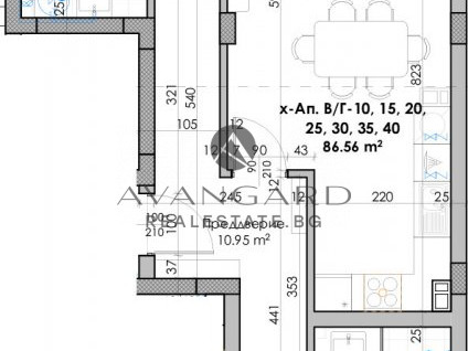 Two -bedroom new building