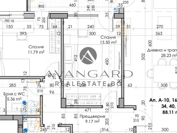 Two -bedroom new building