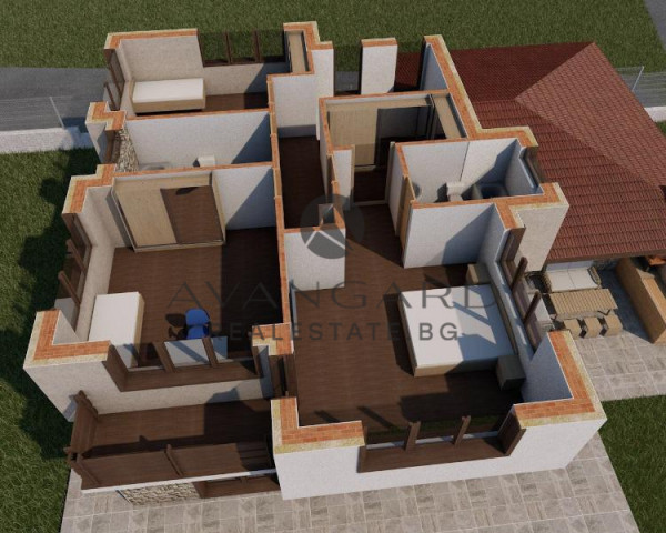 House in a small complex!