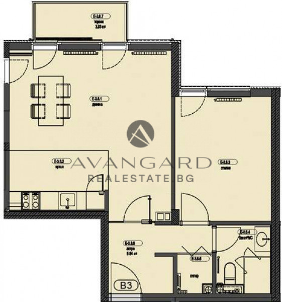 TWO-ROOM FURNISHED APARTMENT